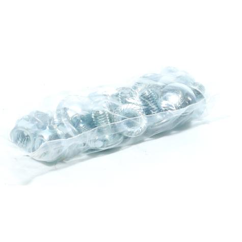 Flachrundschraube M6 × 12 mm mit Flanschmutter, verzinkt  Neu OVP